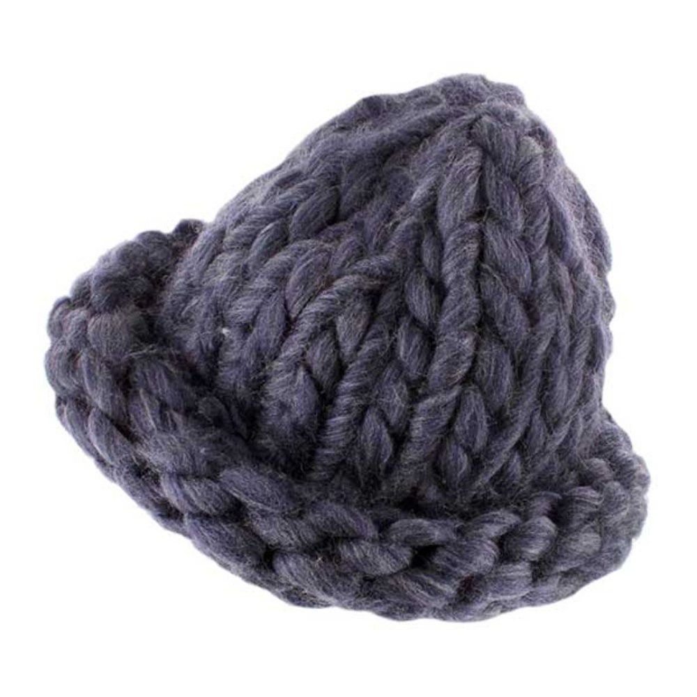 NWT Gray Knitted Winter Hat - Picture 2 of 2